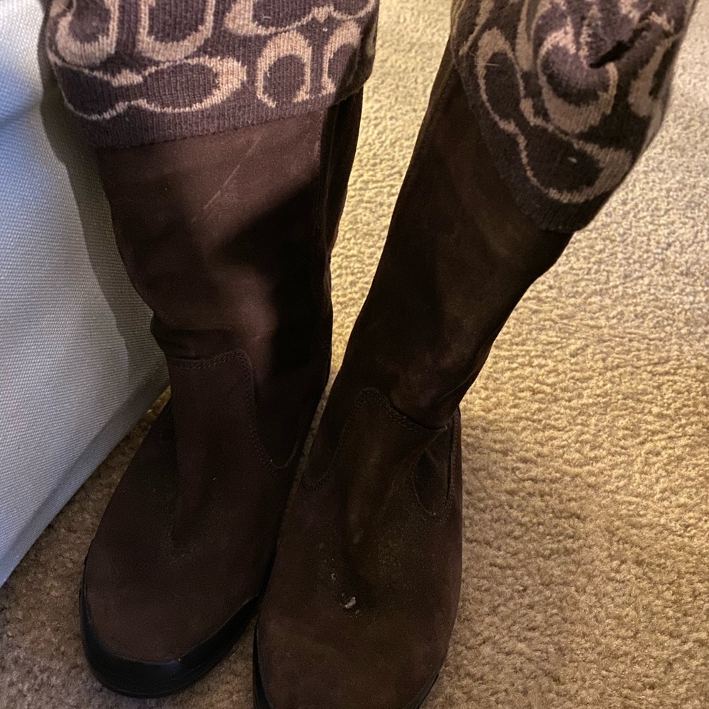 Never worn Coach Boots